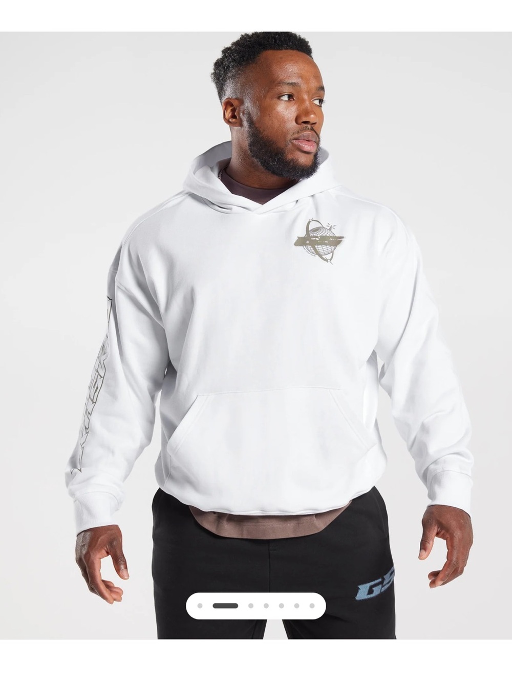 Gymshark Intergalactic Lifting Hoodie - White